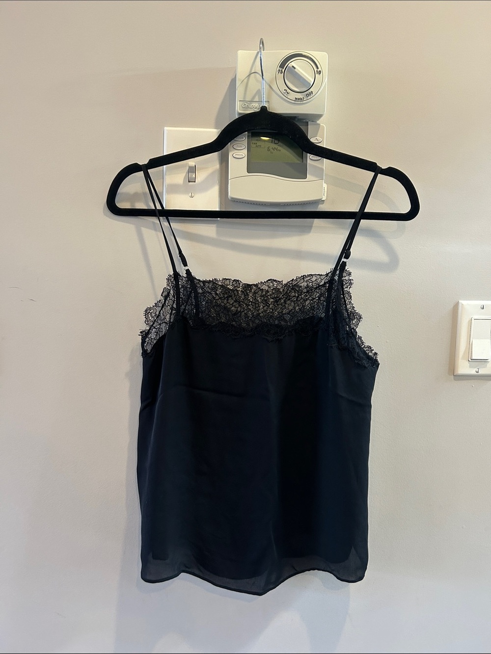 Cami NYC lace cowl neck lined camisole